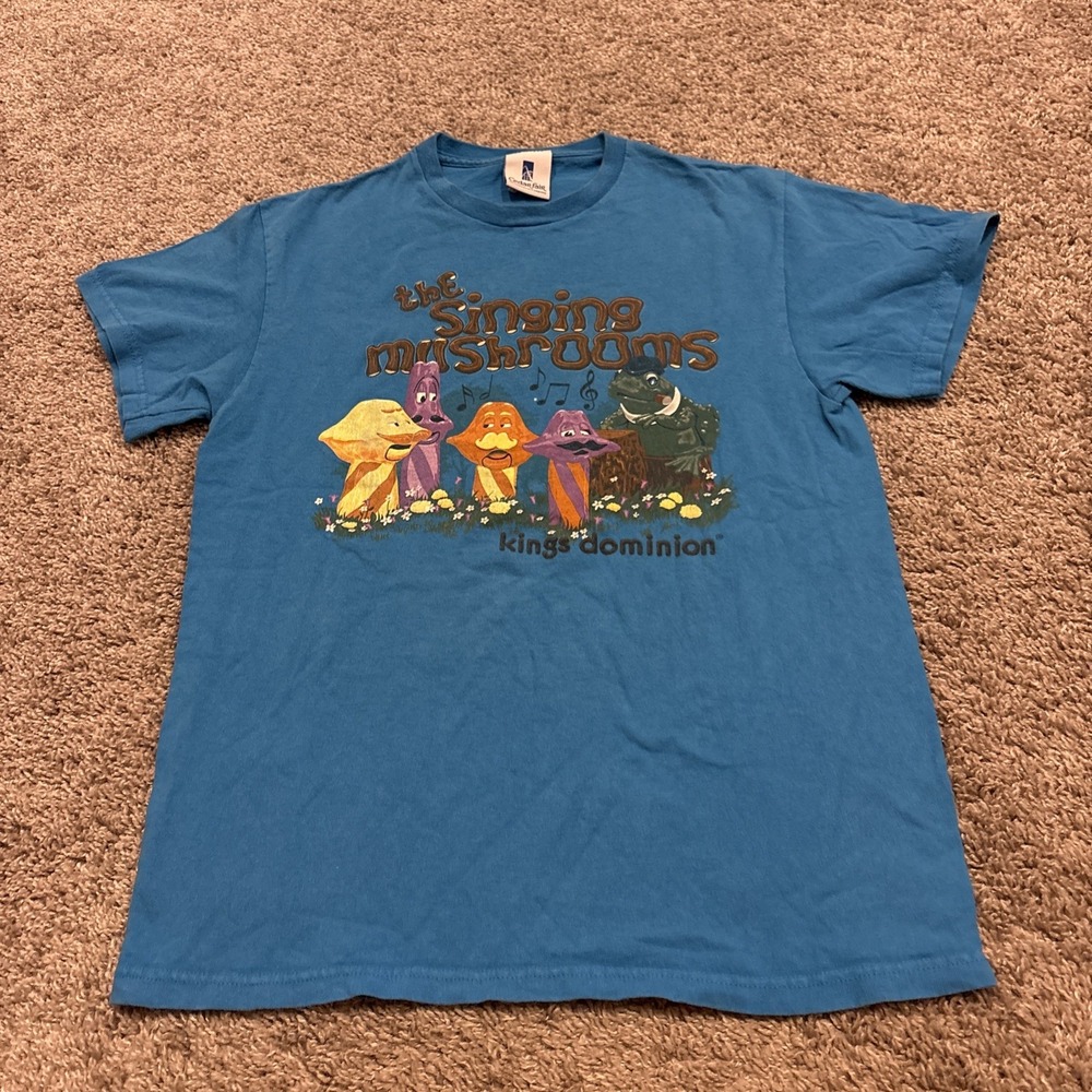 Paramounts Kings Dominion Paramount Cedar Fair The Singing Mushroom Promo Tee